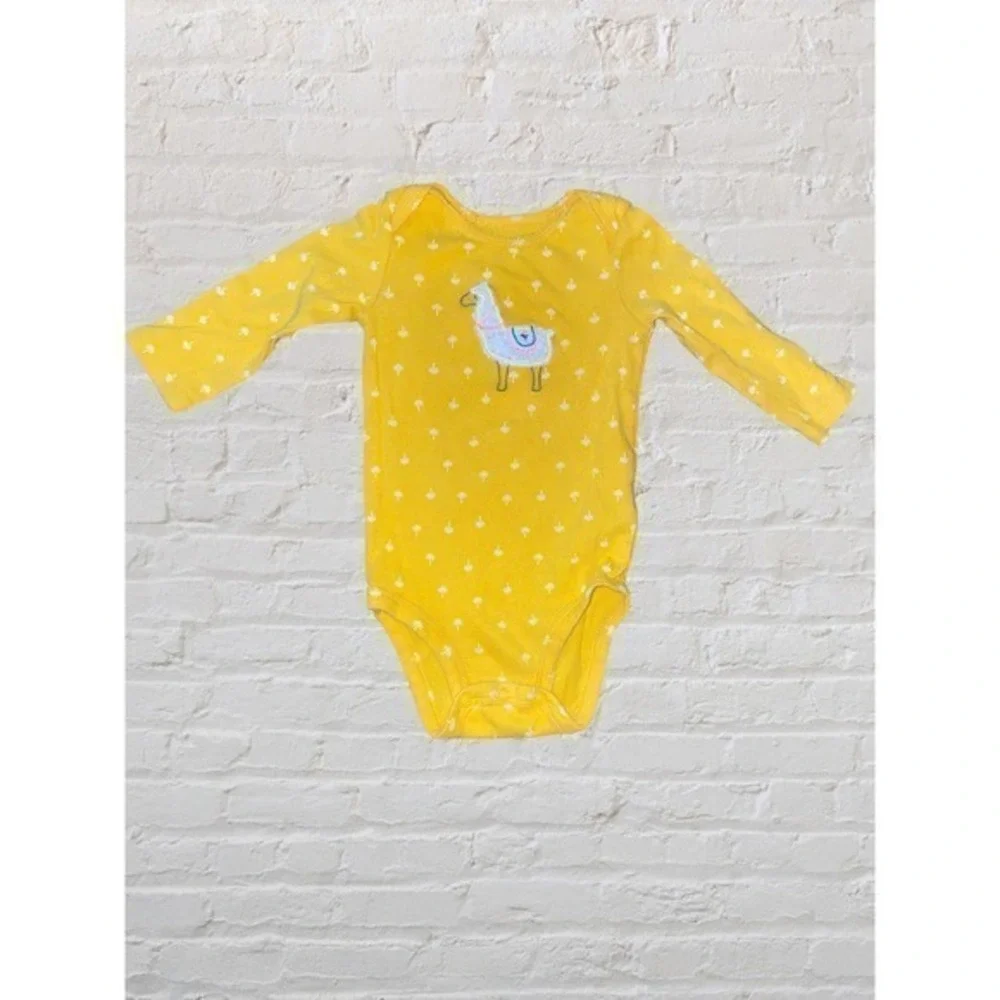 Carter’s Long Sleeve Bodysuit with Llama